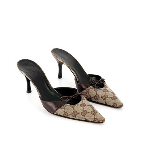 mules a talon gucci|gucci mules for sale.